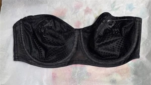 Neu mit Etikett Wacoal 34DD trägerloser Minimizer-BH visuelle Effekte 854310 schwarz 129767 - Bild 1 von 6