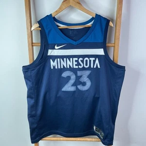 Nike Jersey Mens Extra Large Navy Blue Minnesota Timberwolves Jimmy Butler #23 - Picture 1 of 12