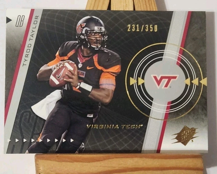 Tyrod Taylor RC Rookie SP /350 2011 Authentic SPx  #37 - Image 1 of 2