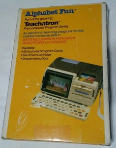 Teachatron Computer Alphabet Fun Series "B" Game Cartridge Original Box 1984 - Afbeelding 1 van 8