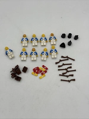 乐高海盗帝国卫队蓝衣士兵迷你公仔复古带配件 — 第 1/4 张图片