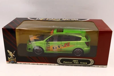 RARE Road Signature 2003 Pontiac Vibe Tuner Green NEW Sealed 1:18 Diecast F&F - Image 1 of 4