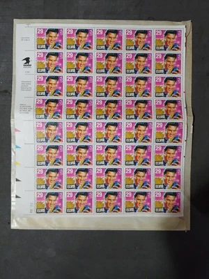 Elvis Presley Stamps USPS Rock & Roll 1992  - 29 Cent - Image 1 of 2