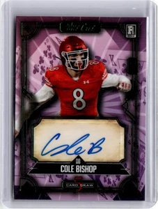 2024 Wild Card 5 Card Draw Cole Bishop Auto RC Rookie 1/3 Buffalo Bills SSP Utah - Picture 1 of 2