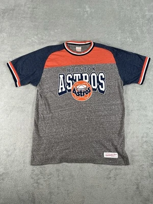 Houston Astros Nostalgia T-Shirt Mens Large Logo Mitchell & Ness MLB - Image 1 of 4