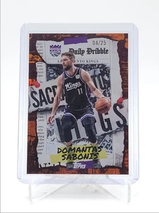 DOMANTAS SABONIS 2024-25 TOPPS DAILY DRIBBLE BASKETBALL ORANGE /25 Q5352 - Picture 1 of 2