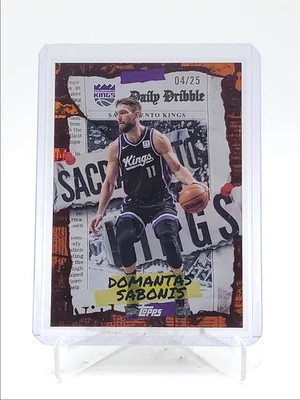DOMANTAS SABONIS 2024-25 TOPPS DAILY DRIBBLE BASKETBALL ORANGE /25 Q5352 - Image 1 of 2