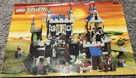  Vintage 1995 Lego 6090 Royal Knights Castle Instruction Manual Pre-Owned 