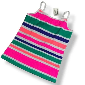 PSNY P.S. from Aeropostale Girls Tank Top Size 5 Pink Green White Babyfit NEW - Picture 1 of 3