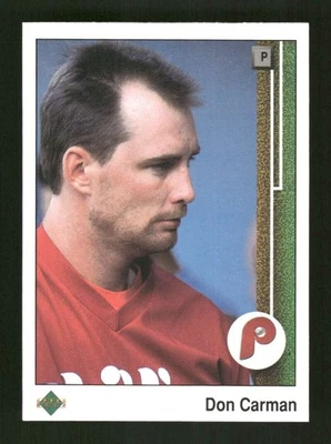 1989 Upper Deck #409 Don Carman NM Near Mint Phillies BXCP20 - Image 1 of 2