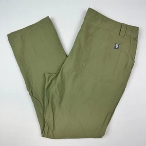 The North Face Pants Mens 36 Regular Retrac Outdoor Stretch Hiking Casual Green - Picture 1 of 6
