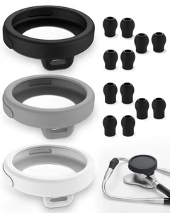 Juego de accesorios de repuesto de estetoscopio para EKO CORE 500™ digital negro  - Imagen 1 de 5