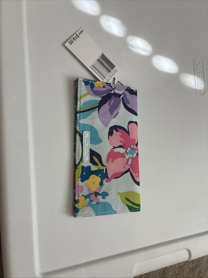 Vera Bradley Checkbook Cover Check Holder Far out Floral Colors