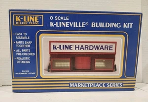 K-Lineville Marketplace Series O Scale K-LINE HARDWARE STORE Kit K-4105 New NIB - Picture 1 of 6