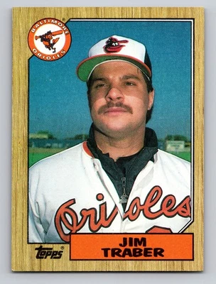 1987 Topps - Jim Traber #484 - Image 1 of 2