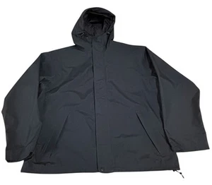 LL Bean Wind Rain Gore-Tex Jacket Coat Men’s XXL Tall Blue With Hood Full Zip - Picture 1 of 21
