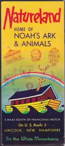 Natureland Home of Noah's Ark & Animals Lincoln NH visitor folder #2 1960s - Picture 1 of 1