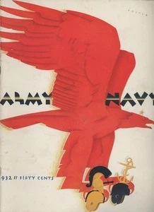 November 11th,1932 Army vs Navy Game Program and Ticket Stub Armistice Day - Picture 1 of 7