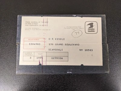 1975 US Proof Sets In Sealed Box of 3 as mailed by the US Mint - Image 1 of 3