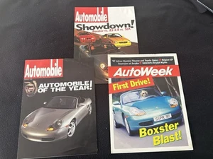 Porsche Boxster 1997 1998 reimpresión artículo folleto conjunto 987 paquete catálogo de ventas - Imagen 1 de 12