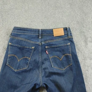 Levi's 725 Jeans Womens W28 L30 Blue Shaping Bootcut Premium High Rise - Picture 1 of 15