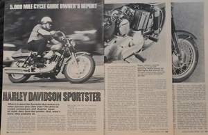 1971 Harley Davidson Sportster 5pg Motorcycle Test Article - Picture 1 of 1