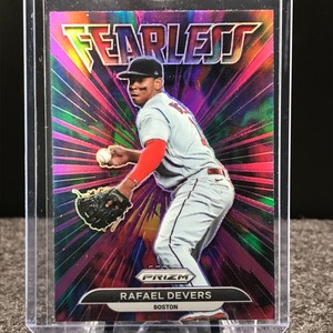 2022 Panini Prizm 'Fearless' Insert #FL-12 RAFAEL DEVERS - PURPLE PRIZM