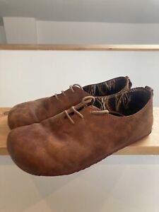 Merrell Mootopia Brown Tan Leather Lace Up Shoes Comfort UK 5 Eu 38 Flats