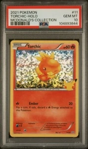 PSA 10 TORCHIC 11 McDONALD'S COLLECTION POKEMON GEM MINT - Picture 1 of 2