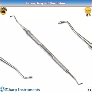 Dental Amalgam 21B Burnisher Filling Ball-Burnisher Acorn Anatomical Stainless - Foto 1 di 2