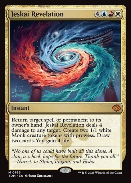 MTG - JESKAI REVELATION - Tarkir Dragonstorm (M) - Image 1 of 1