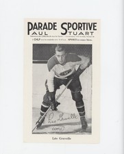 1943-48 Parade Sportive Paul Stuart Leo Gravelle