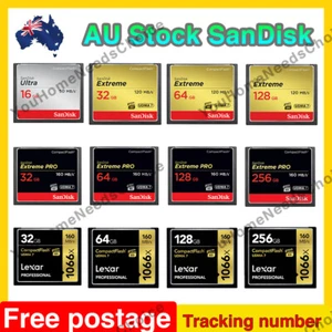 Extreme Pro 64GB CF Card Compact Flash 160MB/s Camera DSLR Memory Card - Picture 1 of 13