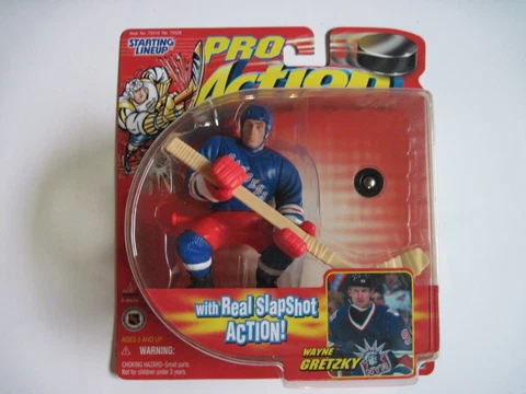 Wayne Gretzky Vintage Pro Action Slap Shot Starting Lineup SLU New in Box 1998 Cover