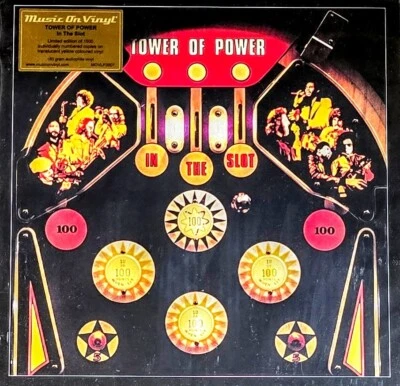 TOWER OF POWER IN THE SLOT - 180-GRAM TRANSLUCENT YELLOW VINYL LP " NEW " - Image 1 of 2