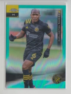 2021 Topps Chrome MLS Aqua Refractor #97 Darlington Nagbe 208/299 - Flat S/H - Picture 1 of 1