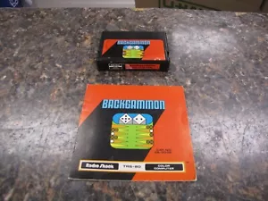 Vintage Radio Shack 26-3059 Backgammon Cartridge & Manual for TRS-80 - KK48 - Picture 1 of 3