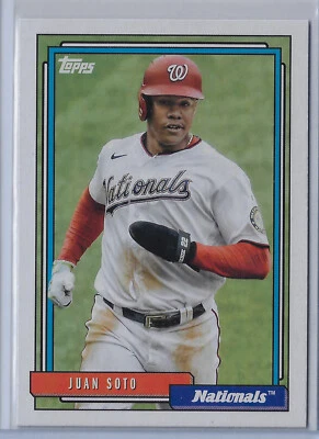 2021 Topps Update Series - 1992 Topps Redux Juan Soto #T92-49 - Image 1 of 2