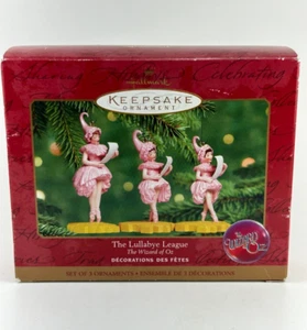 NEW - Lullabye League - 2000 Hallmark Ornament Set of 3 - Wizard of Oz - QX6604 - Picture 1 of 7