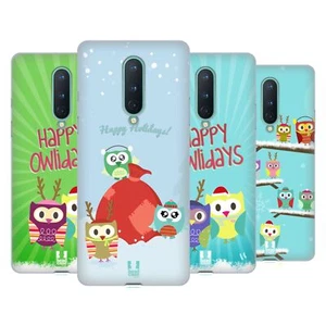 FUNDA HEAD CASE DESIGNS CON DIBUJO DE BÚHO DE NAVIDAD PARA TELÉFONOS GOOGLE ONEPLUS - Imagen 1 de 11
