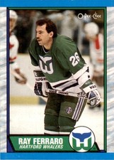 1989-90 O-PEE-CHEE RAY FERRARO HARTFORD WHALERS #70