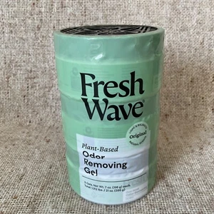Fresh Wave Original plant based Odor Removing Gel 7oz pack of 3 natural scents - Picture 1 of 2