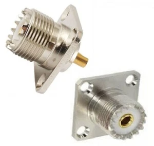 Presa connettore PL da pannello per radio VHF UHF 50 Ohm antenna CB OM HF ecc. - Foto 1 di 1