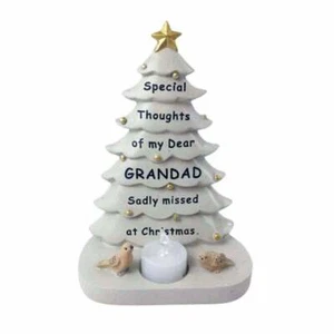 Grandad Christmas Tree Flickering LED Candle Memorial Ornament DF16363-A - Picture 1 of 1