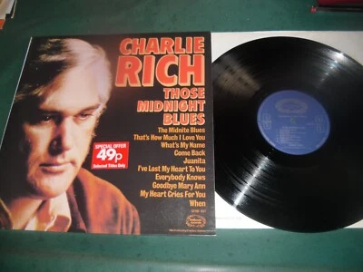 CHARLIE RICH LP - THOSE MIDNIGHT BLUES - Image 1 of 2