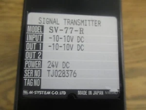 M-Systems Model: SV-77-R Signal Transmitter with Base  - Picture 1 of 2