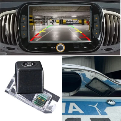 Navigation Autoradio GPS+Rückfahrkamera Für Fiat 500 312 68228557AA Carplay DAB - Bild 1 von 4