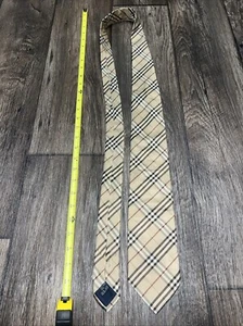 Neck Tie Necktie 100% Silk Burberry London Striped Monogram - Bild 1 von 4