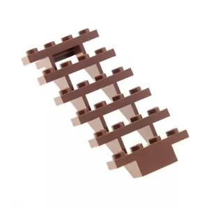 1x Lego Stairs Ladder 7x4x6 Red Brown Harry Potter Set 10182 4211282 30134 - Picture 1 of 1