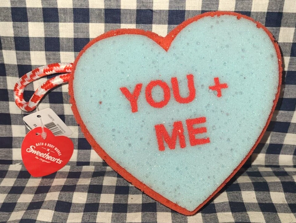 ВСЕ НОВЫЕ губки для ванны Sweetheart's YOU + ME Bath & Body Works ДОСТАВКА БЕСПЛАТНО! - Изображение 1 из 1